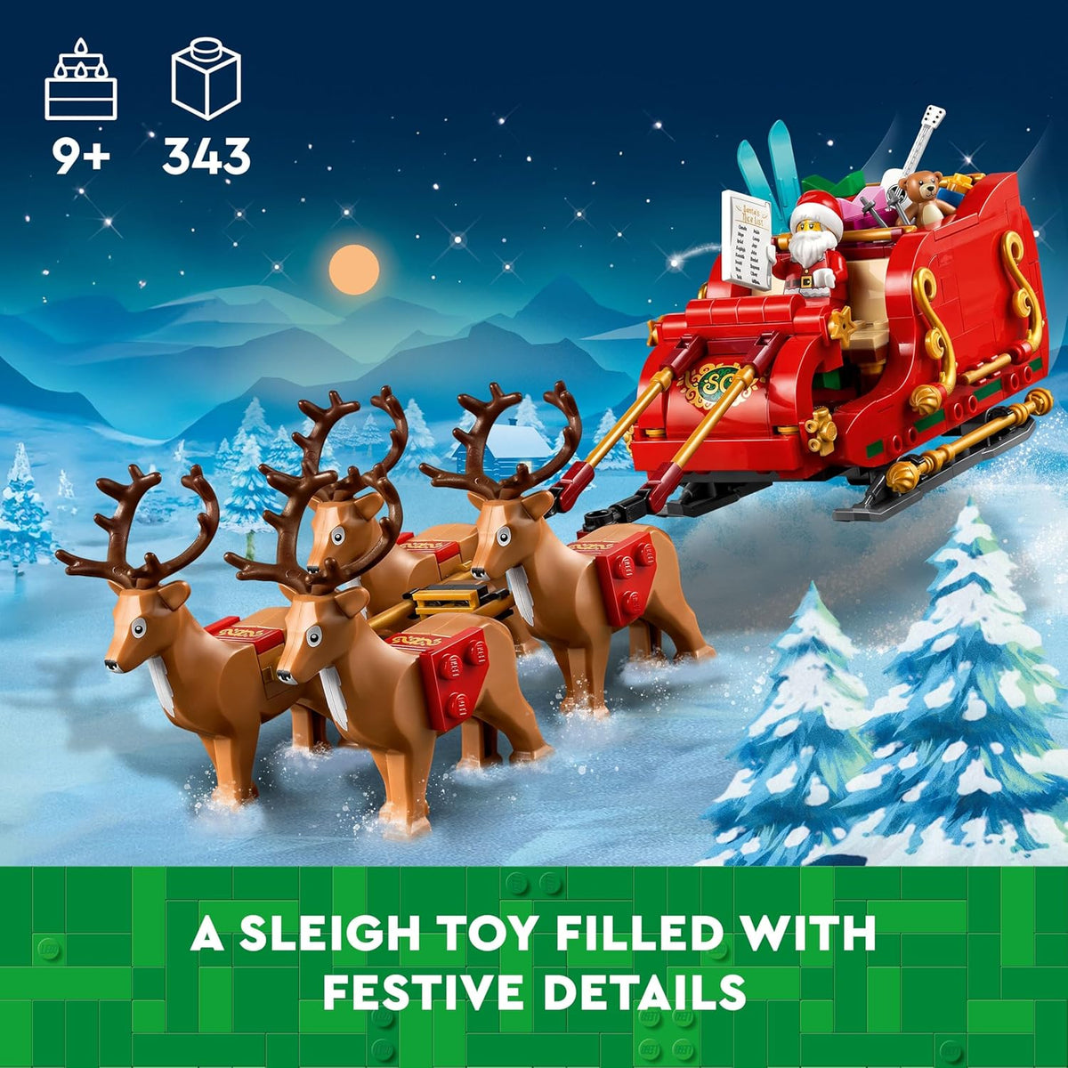 Deals 40499 Santa's Sleigh x2