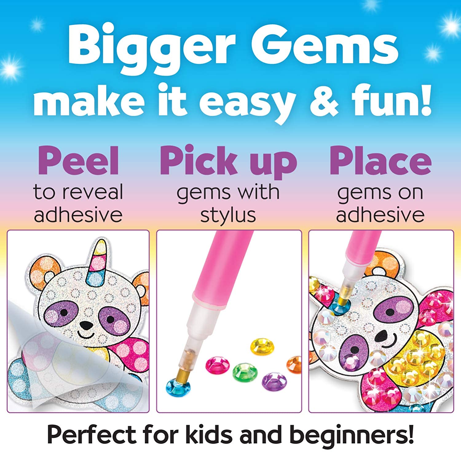 Big Gem Diamond Painting Craft Kit Review - Glitter On A Dime